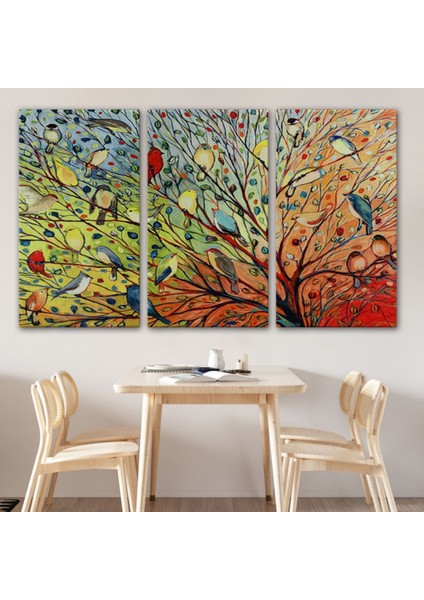 Kuşlar Dekoratif Kanvas Tablo, Duvar Dekoru 6654 modelleri