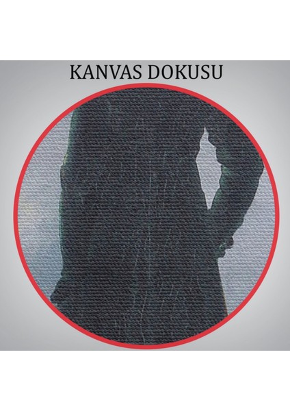 Sis Denizinin Üstündeki Gezgin Eseri Caspar David Dekoratif Kanvas Tablo, Duvar Dekoru 5121