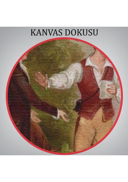 Binbaşı André'nin Yakalanması Eseri Brown Durand Dekoratif Kanvas Tablo, Duvar Dekoru 6545