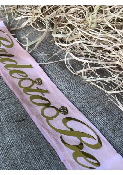 Yazılı Rose Gold Kuşak, Bekarlığa Veda Partisi Için Şık ve Zarif Tasarım modelleri