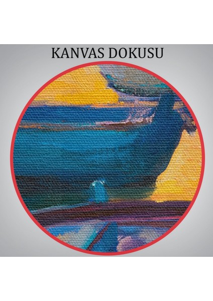 Gün Batımı ve Deniz Dekoratif Kanvas Tablo, Duvar Dekoru 5983