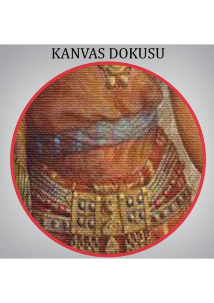 Mısırlı Kadın Eseri Kinuko Yamabe Craft Dekoratif Kanvas Tablo, Duvar Dekoru 6047