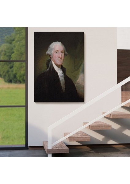 George Washington Abd Kurucusu Dekoratif Kanvas Tablo, Duvar Dekoru 6411 fırsatları