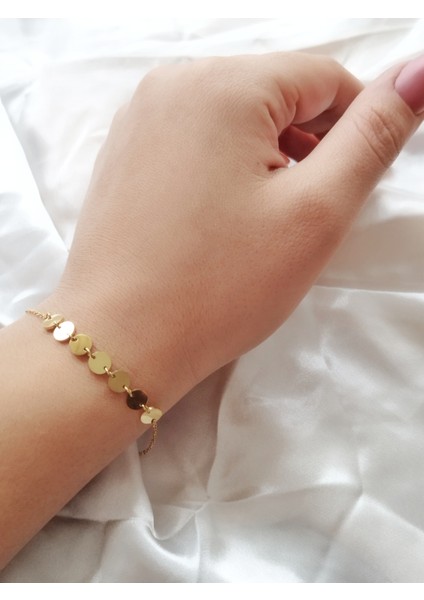 Ladybirdbujiteri Pullu Model Çelik Gold Bileklik fiyatları