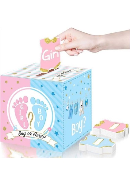 Renkli Cinsiyet Tahmin Kutusu, Eğlenceli Parti Aktivitesi Seti fırsatları