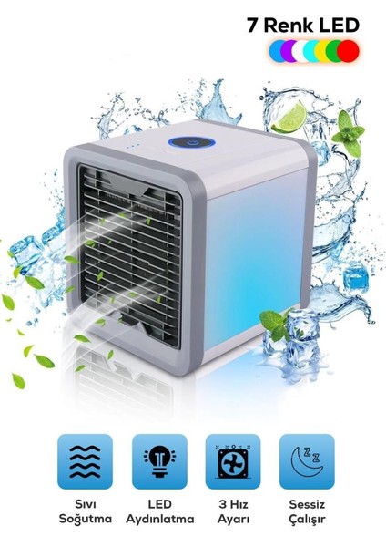 Su Hazneli Taşınabilir Mini Fan