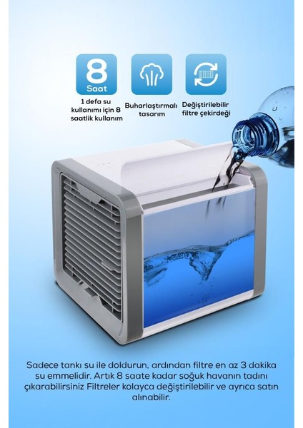 Su Hazneli Taşınabilir Mini Fan fırsatları