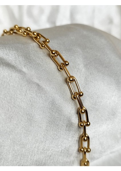 Ladybirdbujiteri Tiffany Klasik Model Zincir Çelik Bileklik