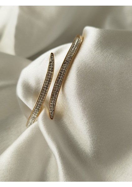 Ladybirdbujiteri Zirkon Taşlı Çelik Kelepçe Bileklik modelleri