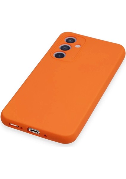 Samsung Galaxy A54 5g Kılıf Nano Içi Kadife Silikon - Turuncu fırsatları
