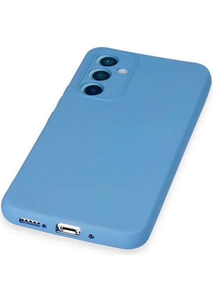 Samsung Galaxy A54 5g Kılıf Nano Içi Kadife Silikon - Mavi fırsatları