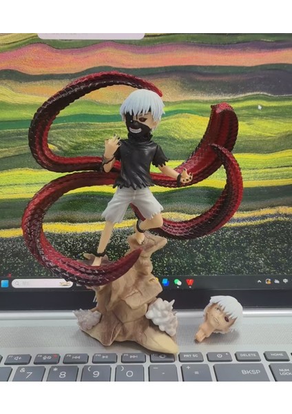 Tokyo Ghoul Tokyo Ghoul Heykeli Kaneki Ken Çift Başlı Heykel Iki Boyutlu Anime Çevresel Süsler Figure Hediyeler (Yurt Dışından) modelleri