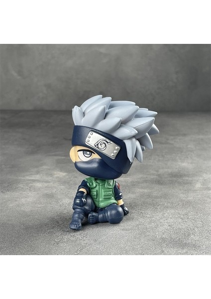 Naruto Figürü Oturma Pozisyonu Naruto Kakashi Sasuke Itachi Araba Süsleri Anime Modeli (Yurt Dışından)