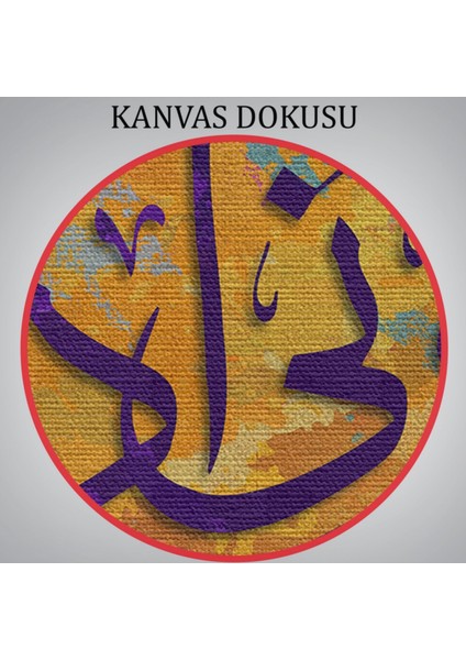 Bakara Suresi Beni Anın Ki, Sizi Anayım; Şükredin, Nankörlük Etmeyin, Dekoratif Kanvas Tablo 3386
