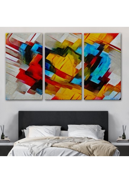 Yağlıboya Görünüm Soyut Çalışma Picasso Tarz Dekoratif Kanvas Tablo, Duvar Dekoru 3519 modelleri