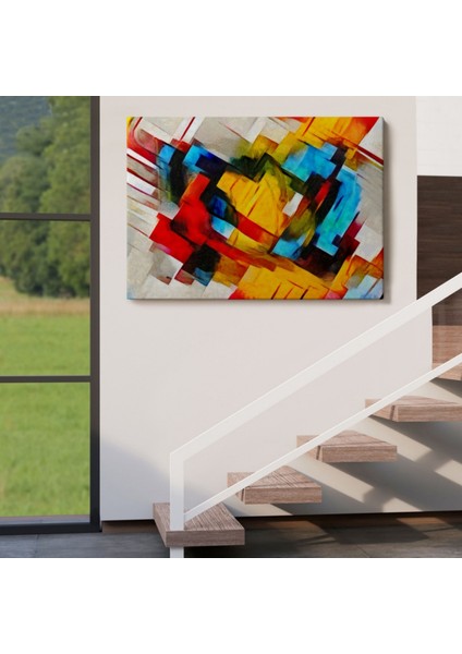 Yağlıboya Görünüm Soyut Çalışma Picasso Tarz Dekoratif Kanvas Tablo, Duvar Dekoru 3519 indirimleri
