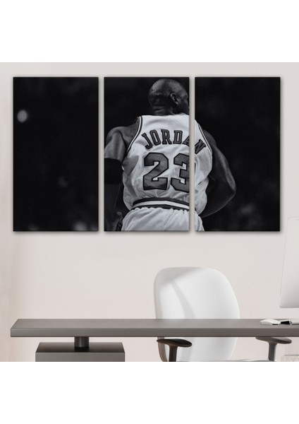 Michael J. ve Chicago Bulls Dekoratif Kanvas Tablo, Duvar Dekoru 5087 modelleri