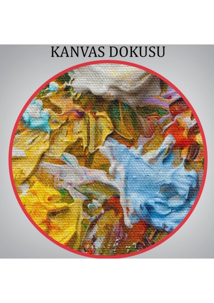 Yağlıboya Görünüm Çiçek Dekoratif Kanvas Tablo, Duvar Dekoru 5927