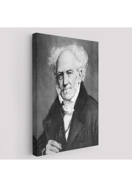 Arthur Schopenhauer Portre Dekoratif Kanvas Tablo, Duvar Dekoru 6266