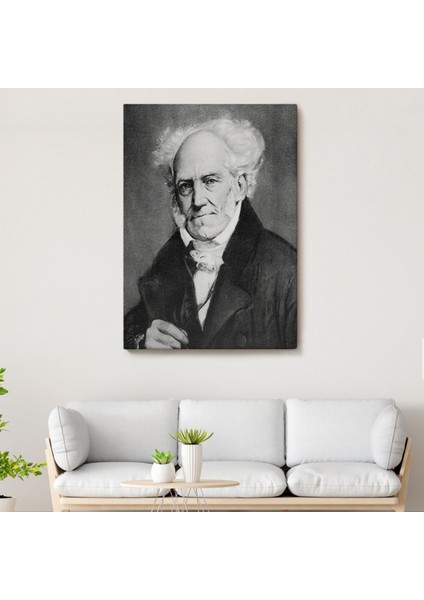 Arthur Schopenhauer Portre Dekoratif Kanvas Tablo, Duvar Dekoru 6266 fiyatları