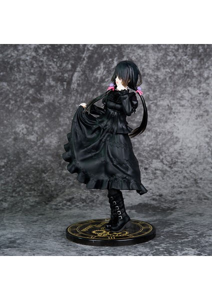 Date A Live Tokizaki Kurumi Siyah Elbise Figürü Model Kasa Süsleri Iki Boyutlu Animasyon Figürü (Yurt Dışından) fiyatları