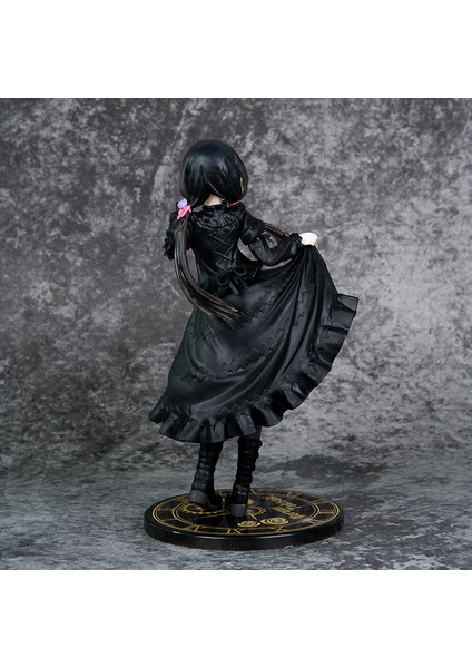 Date A Live Tokizaki Kurumi Siyah Elbise Figürü Model Kasa Süsleri Iki Boyutlu Animasyon Figürü (Yurt Dışından) modelleri