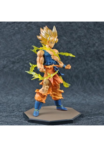 Dragon Ball Figürü Sun Wukong Süper Saiyan El Yapımı Araba Süsleri Kasa Dekorasyonu Animasyon Model Süsleri (Yurt Dışından) fiyatları