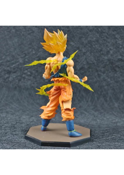 Dragon Ball Figürü Sun Wukong Süper Saiyan El Yapımı Araba Süsleri Kasa Dekorasyonu Animasyon Model Süsleri (Yurt Dışından) modelleri