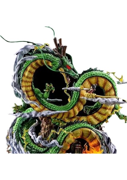 Dragon Ball Figürü Gk Ejderha ve Xiao Wukong Dilek Ejderha Blister Renk Kutusu Süsleri Hediye Modaya Uygun Figürü (Yurt Dışından)