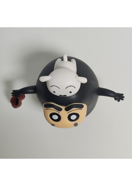 Spoof Ilginç Çapraz Kıyafet Crayon Shin-Chan Cos Yüzsüz Erkek Q Versiyonu Bebek Figür Modeli Araba Süsleri (Yurt Dışından) fiyatları