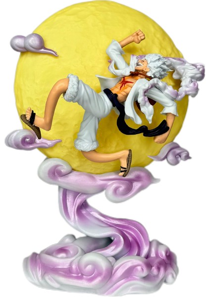 One Piece Figürü Luffy To The Moon Luffy Aydınlatılabilir Sürüm Anime Figürü Heykel Model Hediye (Yurt Dışından)