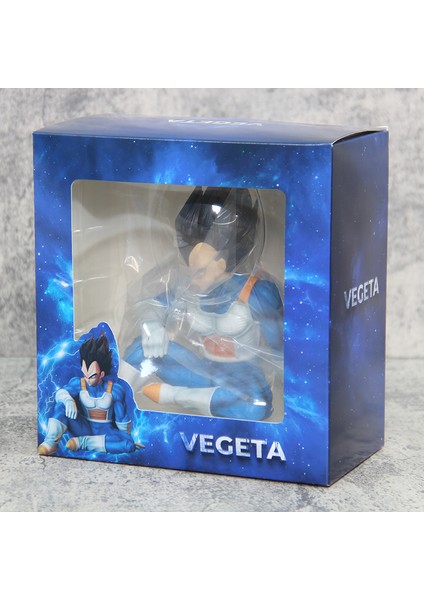 Dragon Ball Süper Oturan Vegeta Model Figürü Süper Saiyan Prens Anime Çevresel Süsler (Yurt Dışından) fırsatları