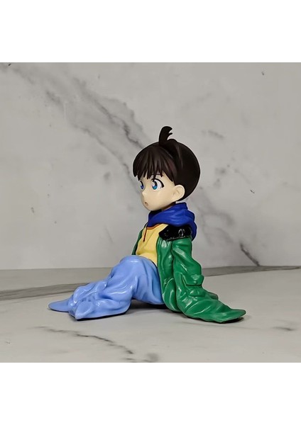 Conan Kudo Shinichi Oturma Pozisyonu Conan'ın Oturma Pozisyonu Küçüldü Q Versiyonu Bebek Anime Figür Süsleme Modeli (Yurt Dışından) fırsatları