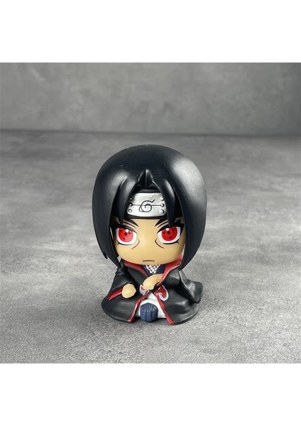 Naruto Figürü Oturma Pozisyonu Naruto Kakashi Sasuke Itachi Araba Süsleri Anime Modeli (Yurt Dışından)