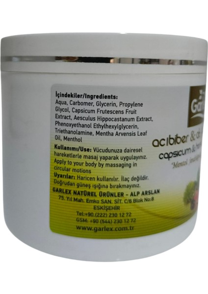 Acı Biber & At Kestanesi Jeli 500 ml fırsatları