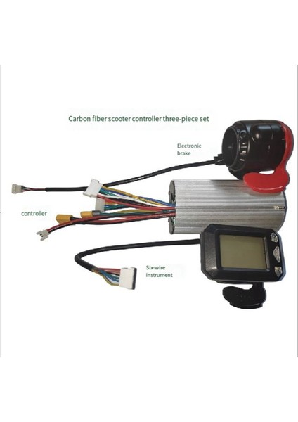 Elektrikli Scooter Bisiklet 36V 350W Denetleyici LCD Ekran Fren Kiti Alaşım Elektrikli Bisiklet Scooter Aksesuarları (Yurt Dışından) indirimleri