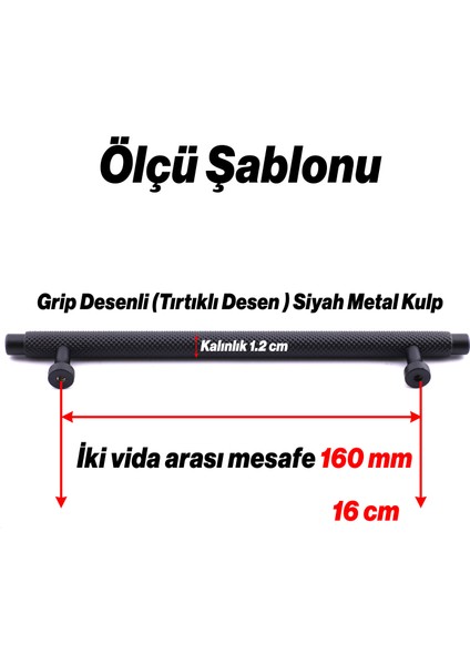 Martin Siyah Metal Kulp 160 mm Mobilya Çekmece Mutfak Dolabı Dolap Modern Kapak Kulpları Grip Desen fiyatları