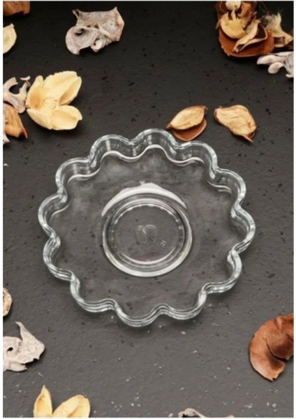 Papatya Çay Tabağı 11 Cm, 6'lı Set, Şık ve Zarif Tasarım