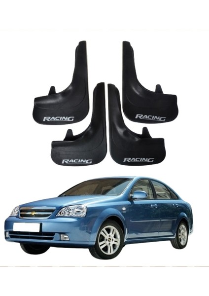 Chevrolet Lacetti Sd Uyumlu Racing Yazılı 4'lü Tozluk Çamurluk Paçalık Modifiye