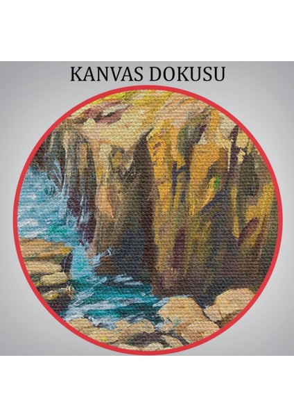 Deniz Manzarası Dekoratif Kanvas Tablo, Duvar Dekoru 3431