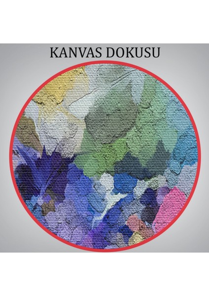 Çiçekler Modern Soyut Çalışma Dekoratif Kanvas Tablo, Duvar Dekoru 3650