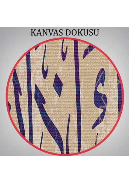 Eğer Unutursan Rabbini Hatırla Yazılı Hat Sanatı Dekoratif Kanvas Tablo, Duvar Dekoru 3304