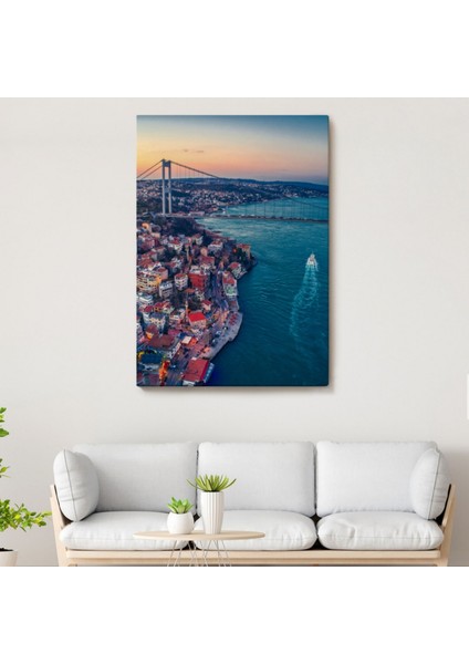 Kuş Bakışı Boğaziçi Dekoratif Kanvas Tablo, Duvar Dekoru 5971 fiyatları