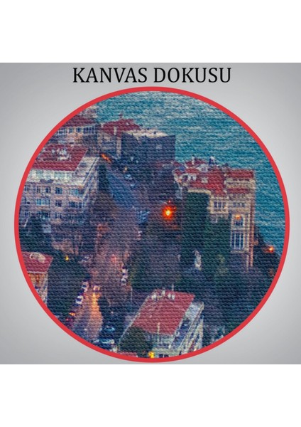 Kuş Bakışı Boğaziçi Dekoratif Kanvas Tablo, Duvar Dekoru 5971