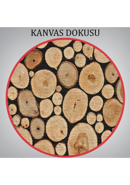 Odunlar ve Kütükler Dekoratif Kanvas Tablo, Duvar Dekoru 5077