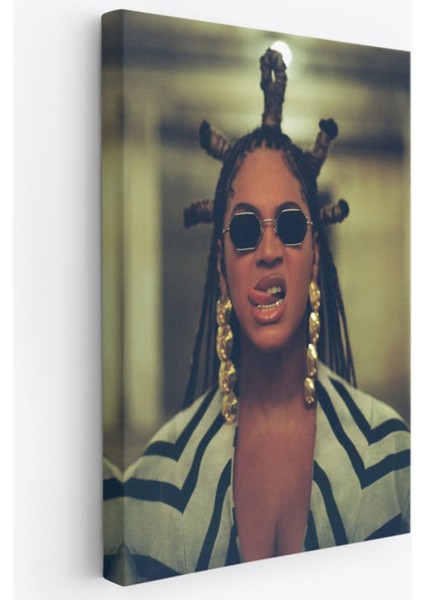 Beyonce Şarkıcı Dekoratif Kanvas Tablo, Duvar Dekoru 5127