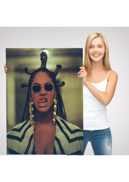 Beyonce Şarkıcı Dekoratif Kanvas Tablo, Duvar Dekoru 5127