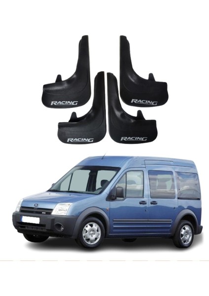 Ford Connect 2002-2013 Uyumlu Racing Yazılı 4'lü Tozluk Çamurluk Paçalık Modifiye
