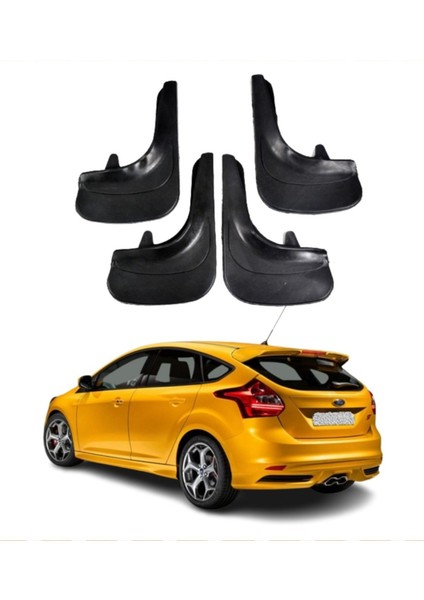 Ford Focus 3 Hb 2011-2015 Uyumlu 4'lü Tozluk Çamurluk Paçalık Modifiye