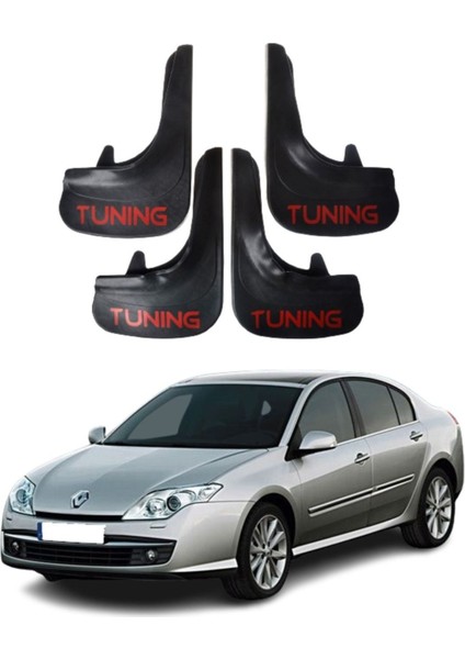 Renault Laguna 3 Uyumlu Tuning Yazılı 4'lü Tozluk Çamurluk Paçalık Modifiye